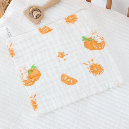 READY STOCK!!!! 6 Layers Baby Handkerchief Infant Towel Newborn Face Bath Towel Cotton Bib Bayi Sapu tangan
