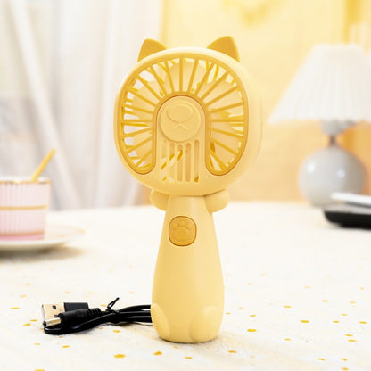 READY STOCK‼️ Mini Portable Clip Fan | USB Rechargeable | Cute Cartoon Desk & Handheld Fan 迷你便携式风扇