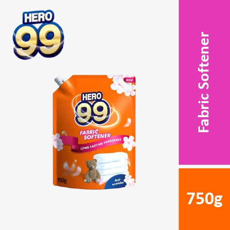 READY STOCK!!! HERO 99 FABRIC SOFTENER | 750g | LONG-LASTING FRAGRANCE | ANTI WRINKLES