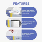 READY STOCK!!! 80PCS Kitchen Cleaning Wipes Kitchen Cleaning Wet Tissue Degreasing Tisu Dapur Tisu Basah Dapur 廚房清潔濕巾