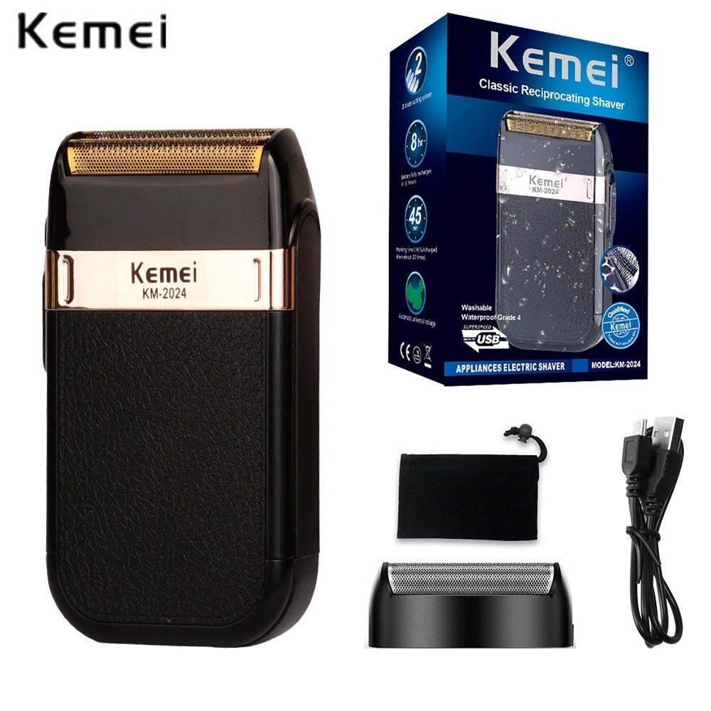 (READYSTOCK) KEMEI KM-2024 Professional Electric Hair Clipper/ Men Rechargeable Cordless Clipper Shaver KEMEI KM-2024