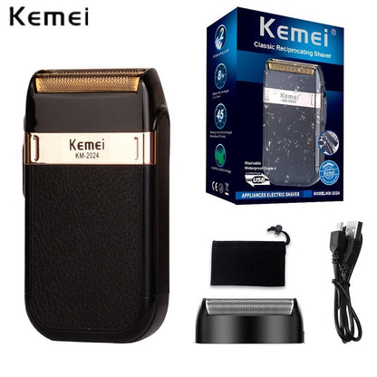 (READYSTOCK) KEMEI KM-2024 Professional Electric Hair Clipper/ Men Rechargeable Cordless Clipper Shaver KEMEI KM-2024
