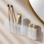 READY STOCK!!! Wall Mounted Storage Box with Lid | Lipstick, Scissors, Data Cable & Eyebrow Pencil Organizer 壁挂式带盖收纳盒