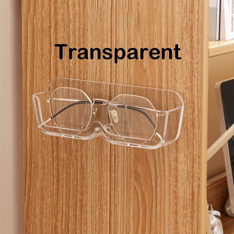 Wall-Mounted Punch-Free Glasses Storage Box | Sunglasses Display Rack | Decorative Eyewear Organizer Shelf 免打孔壁挂式眼镜收纳盒