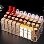 READY STOCK‼️ Lipstick Storage Box | Transparent Lip Gloss & Palette Organizer | Cosmetic Makeup Storage 化妆品收纳盒 口红收纳盒