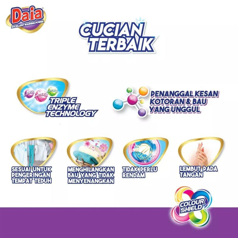 Daia® Powder Detergent (2.1kg/2.2kg/2.3kg)