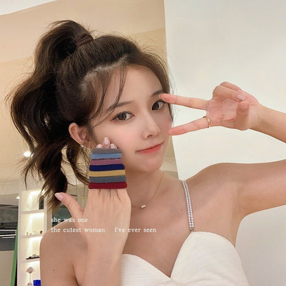 Korean Style Hair Rope for Women | Durable & Highly Elastic Rubber Band | Simple &  Hair Accessory - CSW1004 韩版简约发绳