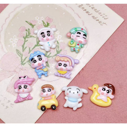 READY STOCK!!!Hole shoes decorative buckle accessories shoes flower buckle cute cartoon pattern garden shoe accessories