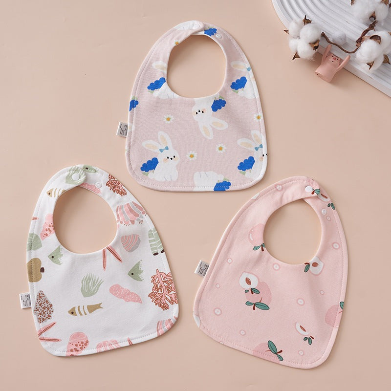 READY STOCK!!! 100% Cotton U-Shaped Baby Bib | Soft Newborn Burp Cloth | Feeding Bibs WW0849 U型100%纯棉婴儿围兜 | 新生儿柔软口水巾