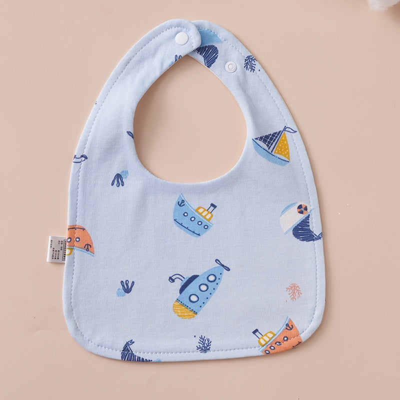 READY STOCK!!! 100% Cotton U-Shaped Baby Bib | Soft Newborn Burp Cloth | Feeding Bibs WW0849 U型100%纯棉婴儿围兜 | 新生儿柔软口水巾