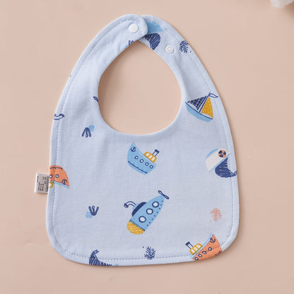 READY STOCK!!! 100% Cotton U-Shaped Baby Bib | Soft Newborn Burp Cloth | Feeding Bibs WW0849 U型100%纯棉婴儿围兜 | 新生儿柔软口水巾