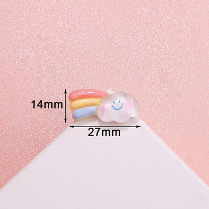 READY STOCK!!!Hole shoes decorative buckle accessories shoes flower buckle cute cartoon pattern garden shoe accessories