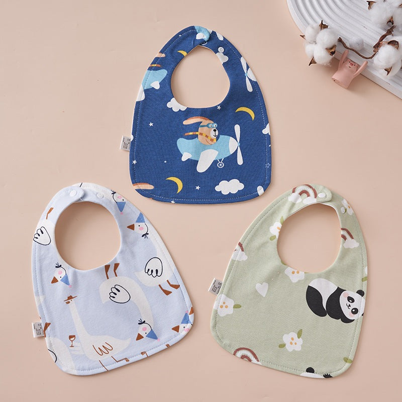 READY STOCK!!! 100% Cotton U-Shaped Baby Bib | Soft Newborn Burp Cloth | Feeding Bibs WW0849 U型100%纯棉婴儿围兜 | 新生儿柔软口水巾