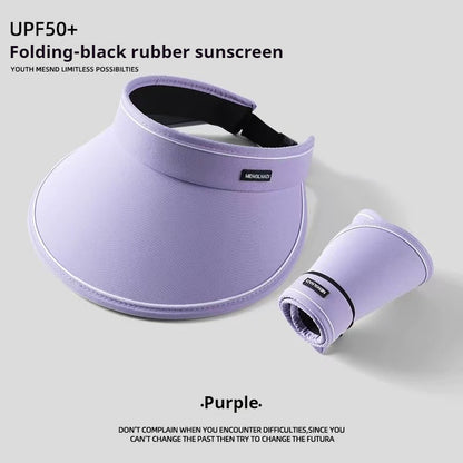 READY STOCK Ice silk Sun Protection Beach Cap For Women Summer Outdoor Foldable Can Be Stored Sun Hat 夏季防晒遮阳冰丝帽
