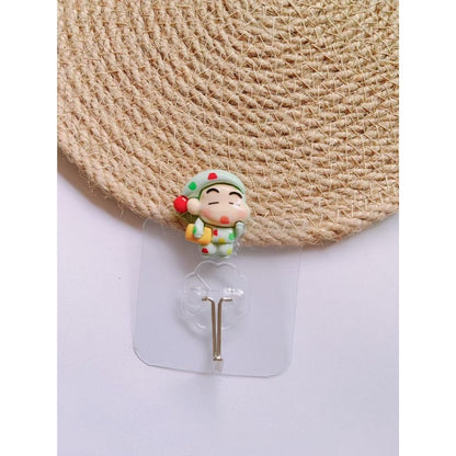 READY STOCK!!!Penyangkut Pakaian Lutsinar Gantung Dinding - Wall Hooks Cutie Kitty/Doraemon Kitchen Bathroom