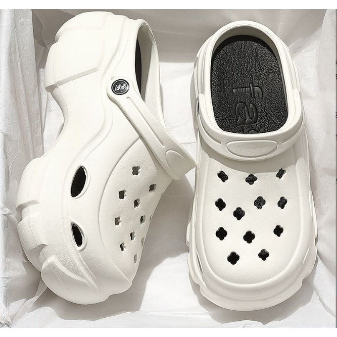 READY STOCK‼️ Muslimah High Heel Sandal Kasut Perempuan Tapak Lembut Moden Cantik Casual 1220-7-9 女士高款大头鞋