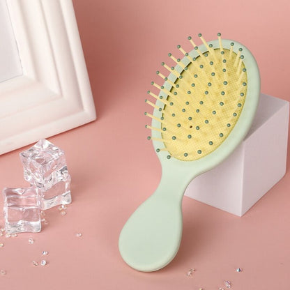 Comb Curved Vent Fluffy Hair Curly Hair Massage Ribs Comb Styling 马卡龙大弯蓬松梳子 头皮按摩梳卷发造型梳弧形十排骨梳子