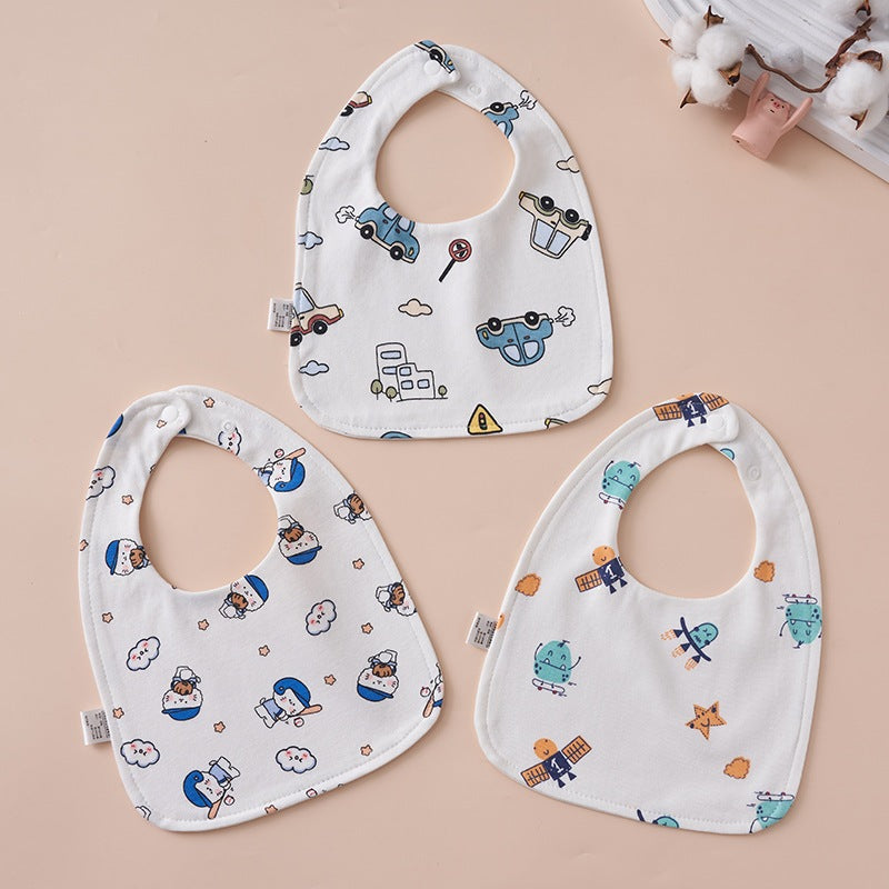 READY STOCK!!! 100% Cotton U-Shaped Baby Bib | Soft Newborn Burp Cloth | Feeding Bibs WW0849 U型100%纯棉婴儿围兜 | 新生儿柔软口水巾