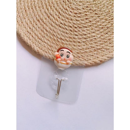 READY STOCK!!!Penyangkut Pakaian Lutsinar Gantung Dinding - Wall Hooks Cutie Kitty/Doraemon Kitchen Bathroom