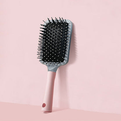 Comb Curved Vent Fluffy Hair Curly Hair Massage Ribs Comb Styling 马卡龙大弯蓬松梳子 头皮按摩梳卷发造型梳弧形十排骨梳子