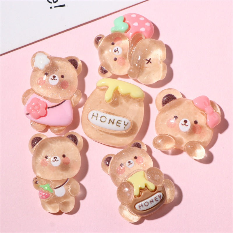 READY STOCK!!!Hole shoes decorative buckle accessories shoes flower buckle cute cartoon pattern garden shoe accessories