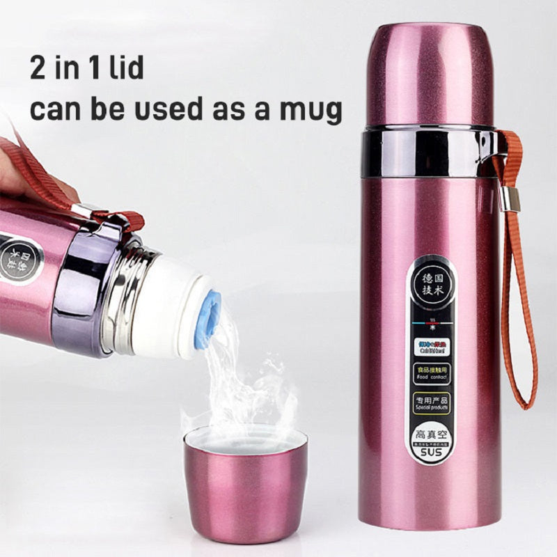 500ml Thermos Bottle Vacuum Flask 304 Stainless Steel Thermos Flask Bottles #50090 #保温杯 #真空杯 #Vacuum flask #Thermobottle
