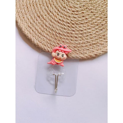 READY STOCK!!!Penyangkut Pakaian Lutsinar Gantung Dinding - Wall Hooks Cutie Kitty/Doraemon Kitchen Bathroom