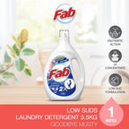 READY STOCK!!! Fab Low Sud Laundry Detergent Liquid 3.2kg/3.5kg