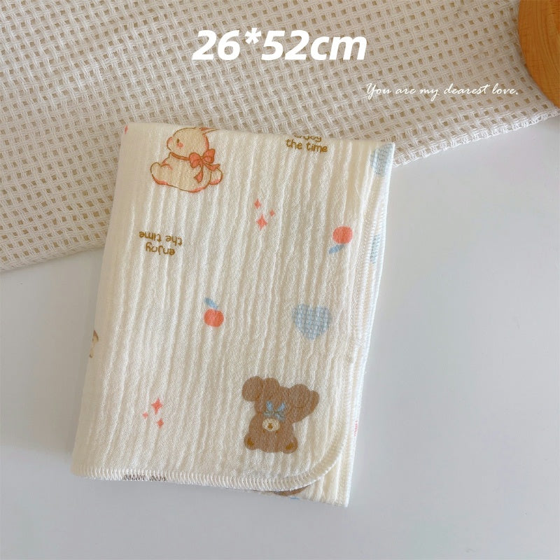 READY STOCK! Baby Muslin Cotton Washcloths | Soft Multi-Layer Face Towel | Baby Feeding Bibs | Multi-Style 婴儿棉纱洗脸巾 |