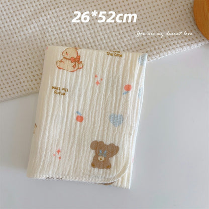 READY STOCK! Baby Muslin Cotton Washcloths | Soft Multi-Layer Face Towel | Baby Feeding Bibs | Multi-Style 婴儿棉纱洗脸巾 |