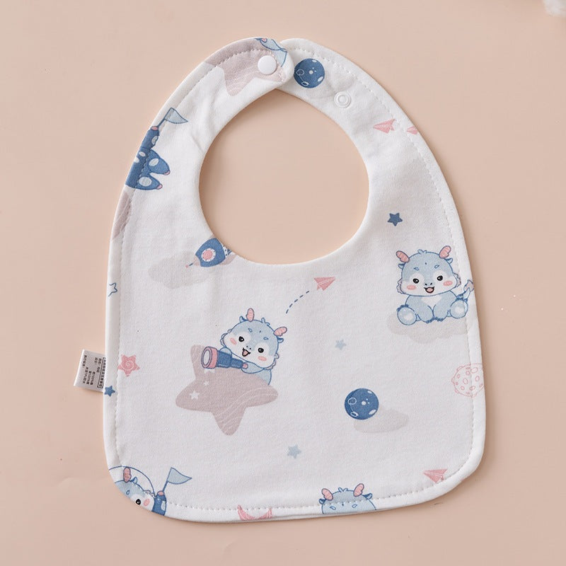 READY STOCK!!! 100% Cotton U-Shaped Baby Bib | Soft Newborn Burp Cloth | Feeding Bibs WW0849 U型100%纯棉婴儿围兜 | 新生儿柔软口水巾