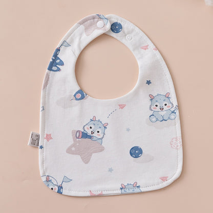 READY STOCK!!! 100% Cotton U-Shaped Baby Bib | Soft Newborn Burp Cloth | Feeding Bibs WW0849 U型100%纯棉婴儿围兜 | 新生儿柔软口水巾