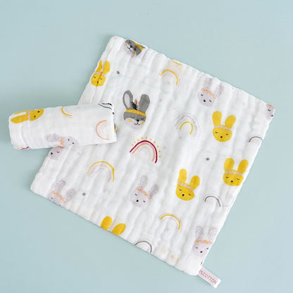 READY STOCK!!!! 6 Layers Baby Handkerchief Infant Towel Newborn Face Bath Towel Cotton Bib Bayi Sapu tangan
