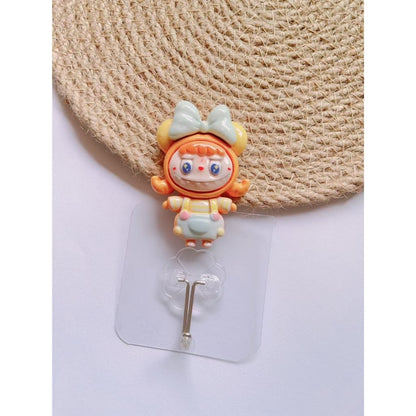 READY STOCK!!!Penyangkut Pakaian Lutsinar Gantung Dinding - Wall Hooks Cutie Kitty/Doraemon Kitchen Bathroom