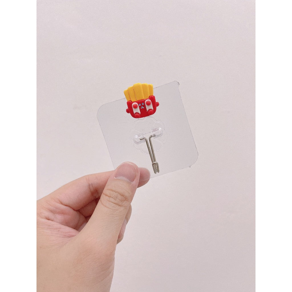 READY STOCK!!!Penyangkut Pakaian Lutsinar Gantung Dinding - Wall Hooks Cutie Kitty/Doraemon Kitchen Bathroom