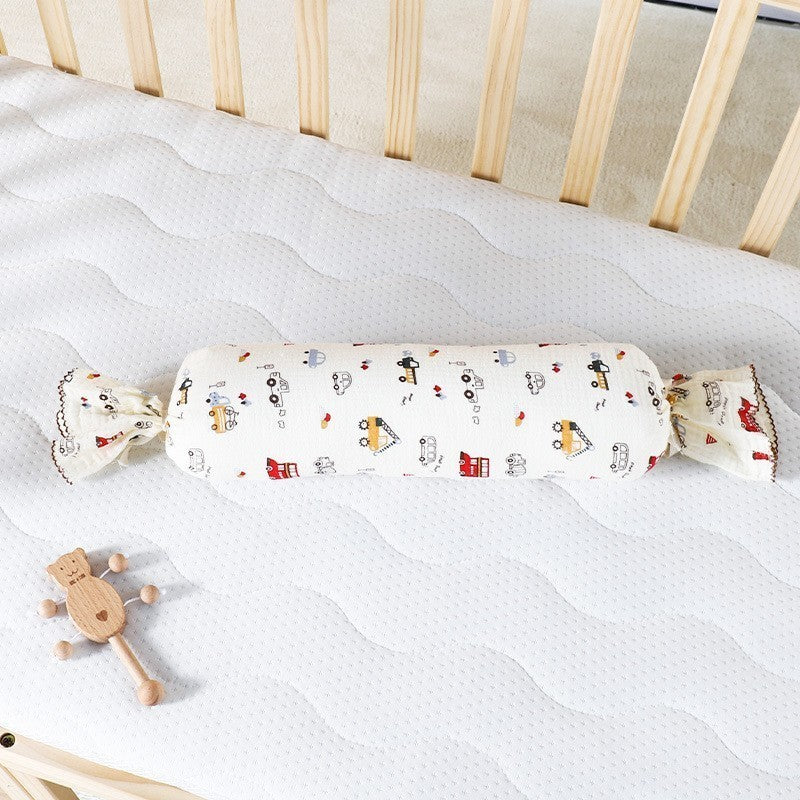 100% Cotton Baby Sleeping Pillow 3-6 Months Soft Muslin and Breathable Baby Pillow 3D Pillow For Newborn Baby-2434
