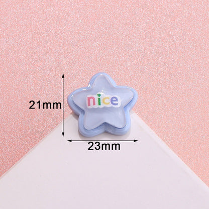 READY STOCK!!!Hole shoes decorative buckle accessories shoes flower buckle cute cartoon pattern garden shoe accessories