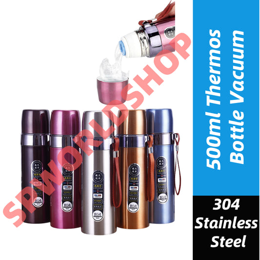 500ml Thermos Bottle Vacuum Flask 304 Stainless Steel Thermos Flask Bottles #50090 #保温杯 #真空杯 #Vacuum flask #Thermobottle