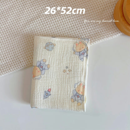 READY STOCK! Baby Muslin Cotton Washcloths | Soft Multi-Layer Face Towel | Baby Feeding Bibs | Multi-Style 婴儿棉纱洗脸巾 |