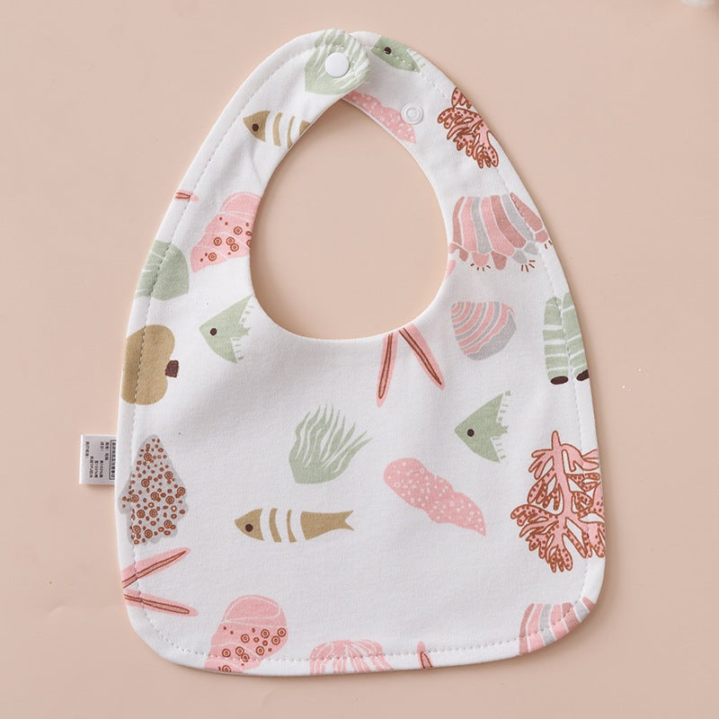 READY STOCK!!! 100% Cotton U-Shaped Baby Bib | Soft Newborn Burp Cloth | Feeding Bibs WW0849 U型100%纯棉婴儿围兜 | 新生儿柔软口水巾