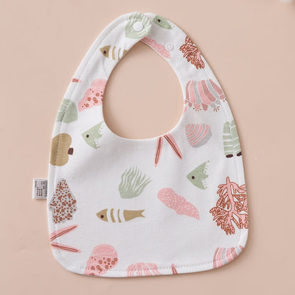 READY STOCK!!! 100% Cotton U-Shaped Baby Bib | Soft Newborn Burp Cloth | Feeding Bibs WW0849 U型100%纯棉婴儿围兜 | 新生儿柔软口水巾