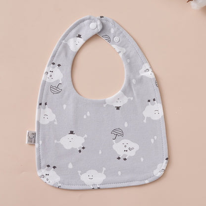 READY STOCK!!! 100% Cotton U-Shaped Baby Bib | Soft Newborn Burp Cloth | Feeding Bibs WW0849 U型100%纯棉婴儿围兜 | 新生儿柔软口水巾