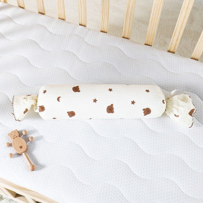 100% Cotton Baby Sleeping Pillow 3-6 Months Soft Muslin and Breathable Baby Pillow 3D Pillow For Newborn Baby-2434