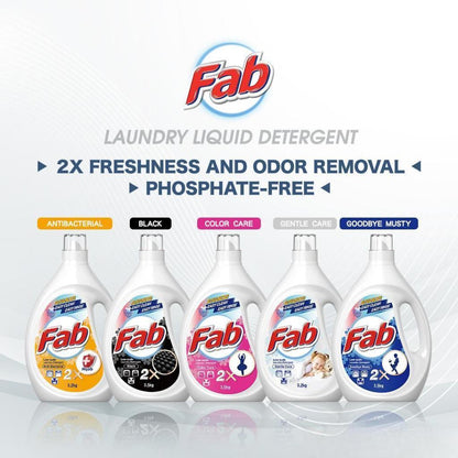 READY STOCK!!! Fab Low Sud Laundry Detergent Liquid 3.2kg/3.5kg
