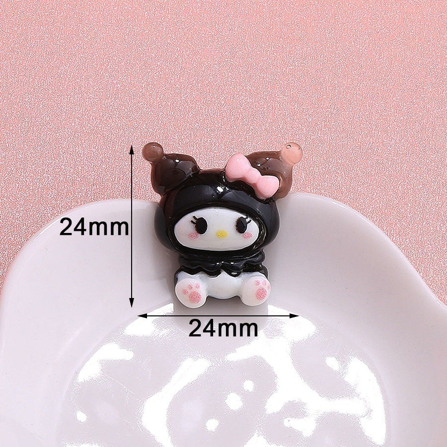 READY STOCK!!!Hole shoes decorative buckle accessories shoes flower buckle cute cartoon pattern garden shoe accessories
