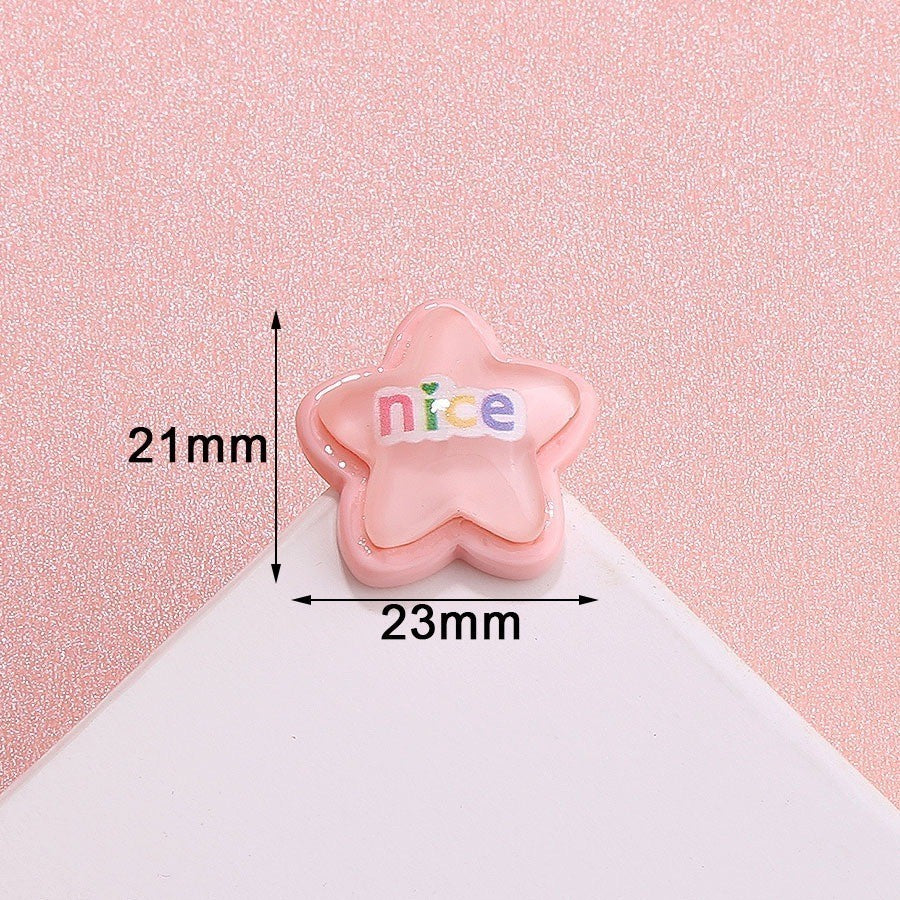 READY STOCK!!!Hole shoes decorative buckle accessories shoes flower buckle cute cartoon pattern garden shoe accessories