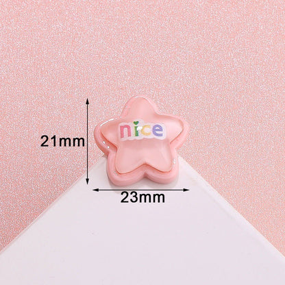 READY STOCK!!!Hole shoes decorative buckle accessories shoes flower buckle cute cartoon pattern garden shoe accessories