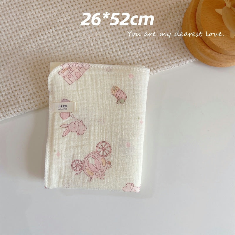 READY STOCK! Baby Muslin Cotton Washcloths | Soft Multi-Layer Face Towel | Baby Feeding Bibs | Multi-Style 婴儿棉纱洗脸巾 |