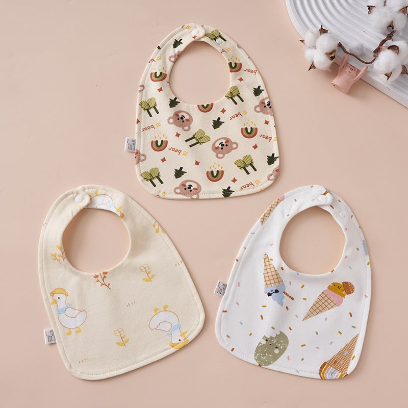 READY STOCK!!! 100% Cotton U-Shaped Baby Bib | Soft Newborn Burp Cloth | Feeding Bibs WW0849 U型100%纯棉婴儿围兜 | 新生儿柔软口水巾