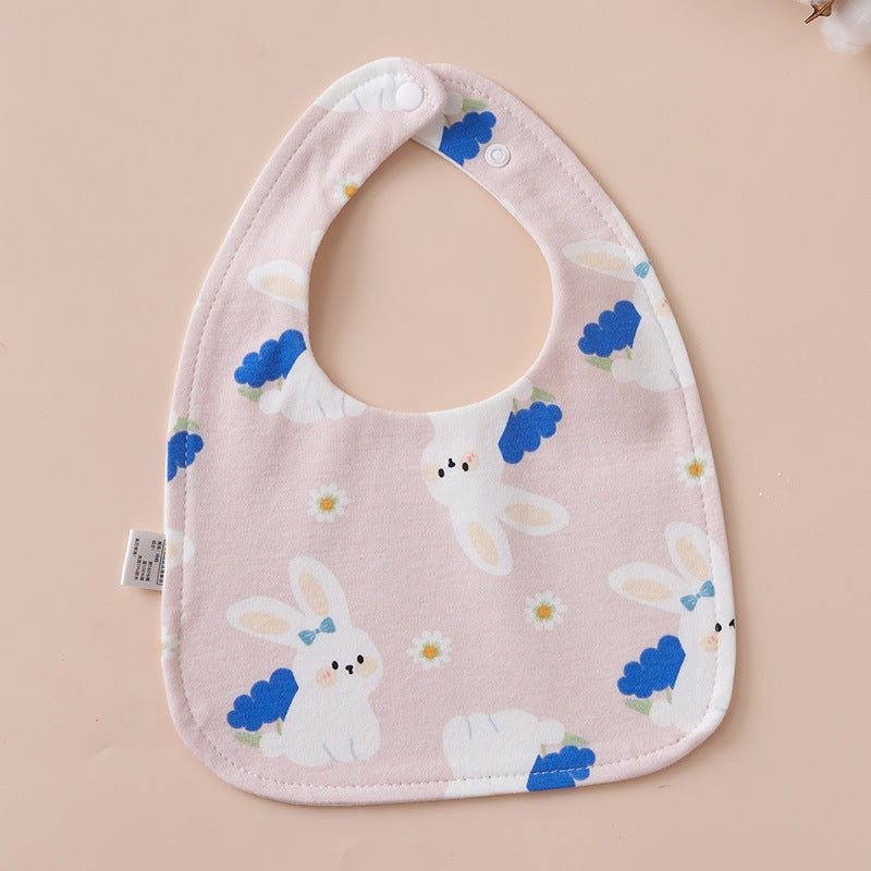 READY STOCK!!! 100% Cotton U-Shaped Baby Bib | Soft Newborn Burp Cloth | Feeding Bibs WW0849 U型100%纯棉婴儿围兜 | 新生儿柔软口水巾